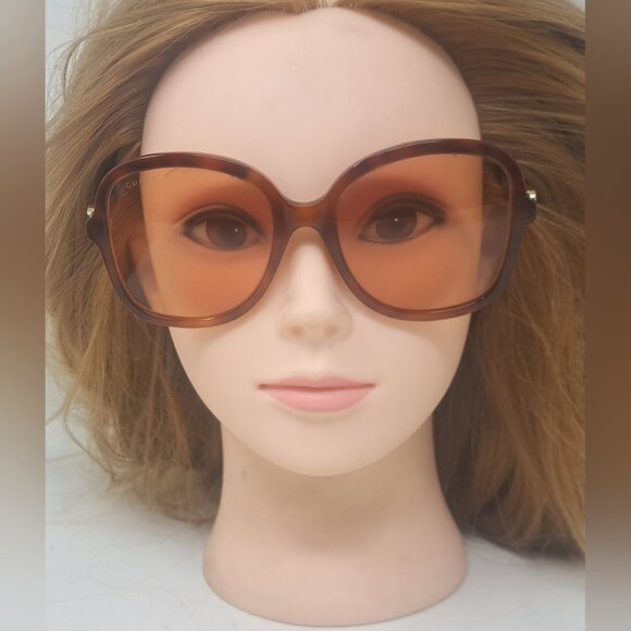 NWT Gucci Women\'s Sunglasses Havana Pink Butterfly GG 1178S 004 56-20-145 main image 15